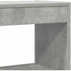 Knygų spinta Betono pilka 100 x 30 x 198 cm Apdirbta mediena