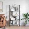 Knygų lentyna Pilkas Sonoma 75 x 30 x 156 cm Apdirbta mediena