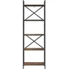 Knygų lentyna Rūkyta ąžuolas 56 x 34 x 171 cm Apdirbta mediena
