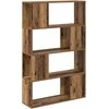 TV staliukas TV spintelių komplektas Ruda 80 x 24 x 125 cm Apdirbta mediena