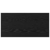 Knygų lentyna 4 pcs Juodas 80 x 40 x 1,5 cm Apdirbta mediena