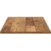 Knygų lentyna 4 pcs Ruda 80 x 40 x 1,5 cm Apdirbta mediena