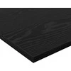 Knygų lentyna 4 pcs Juodas 80 x 40 x 1,5 cm Apdirbta mediena