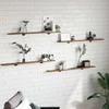 Knygų lentyna 4 pcs Ruda 100 x 10 x 1,5 cm Apdirbta mediena