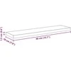Knygų lentyna 3 aukštų 4 vnt. 40 x 10 x 1,5 cm Apdirbta mediena