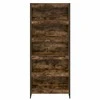 Knygų spinta 2 pcs Dūminis ąžuolas 80 x 30 x 189,5 cm