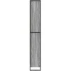 Knygų spinta 2 pcs Pilkas Sonoma 60 x 30 x 189,5 cm