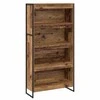 Knygų spinta 2 pcs Senovinis medis 80 x 30 x 155 cm