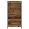 Knygų spinta 2 pcs Senovinis medis 80 x 30 x 155 cm