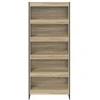 Knygų spinta 2 pcs Sonoma 80 x 30 x 189,5 cm Apdirbta mediena