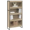 Knygų spinta 2 pcs Sonoma 80 x 30 x 155 cm Apdirbta mediena