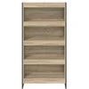 Knygų spinta 2 pcs Sonoma 80 x 30 x 155 cm Apdirbta mediena