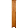 Knygų spinta, 5 aukštų, 45x22x140cm, ąžuolo medienos masyvas