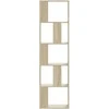Knygų spinta, 5 aukštų, ąžuolo, 45x23,5x162,5cm, mediena