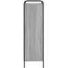 Knygų spinta 57 x 33 x 111 cm Apdirbta mediena Pilka Sonoma