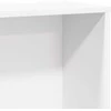 Knygų spinta, baltos spalvos, 60x24x120cm, apdirbta mediena