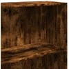 Knygų spinta, dūminio ąžuolo, 60x30x189cm, apdirbta mediena