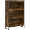 Knygų spinta Dūminis ąžuolas 80 x 30 x 121 cm Apdirbta mediena