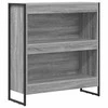 Knygų spinta 80 x 30 x 86,5 cm Apdirbta mediena Pilkas Sonoma