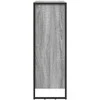 Knygų spinta 80 x 30 x 86,5 cm Apdirbta mediena Pilkas Sonoma