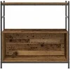 Knygų lentyna Rūkyta ąžuolas 80 x 30 x 78,5 cm Apdirbta mediena