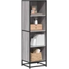 knygų spintelė Pilka Sonoma 40x35x139 cm Engineered Wood