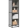 knygų spintelė Pilka Sonoma 40x35x139 cm Engineered Wood