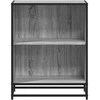 knygų spintelė Pilka Sonoma 60x35x76 cm Engineered Wood