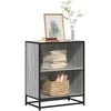knygų spintelė Pilka Sonoma 60x35x76 cm Engineered Wood
