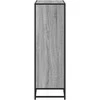 knygų spintelė pilka Sonoma 80,5x35x107,5cm inžinierinė mediena