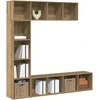 knygų spintelės 3 vnt Artisan Oak Engineered Wood