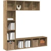 knygų spintelės 3 vnt Artisan Oak Engineered Wood