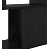 TV spintelių komplektas Juoda 60 x 24 x 125,5 cm