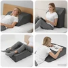 Koja pagalvė 63 x 52 x 19 cm Tvirtas PU putos Pilka