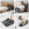 Koja pagalvė Paprastas Pilka 63 x 52 x 19 cm PU putos