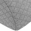 Koja pagalvė Geometrinis Pilka 52 x 20 x 11 cm Atminties putos