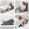 Koja pagalvė Pilka 68 x 40 x 18 cm PU putos