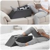 Koja pagalvė 68 x 25 x 21,5 cm Tvirtas PU putos Pilka