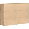 Kabalas su stalčių 2 pcs Amatininkų ąžuolas 60 x 31 x 84 cm