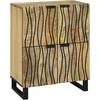 Komodas Ruda 60 x 33 x 75 cm mango medienos masyvas