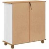 Komoda ASKIM Balta 91 x 40 x 95,5 cm Kietos pušies mediena