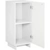 Komoda Balta 33,5 x 34,5 x 75 cm Apdirbta mediena