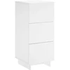 Komoda Balta 33,5 x 34,5 x 75 cm Apdirbta mediena