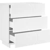 Komoda Balta 70 x 38 x 75 cm Apdirbta mediena