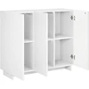 Komoda Balta 85,5 x 31 x 75 cm Apdirbta mediena