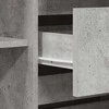 Kabalas Betono pilka 120 x 41 x 75 cm Apdirbta mediena