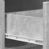 Komoda Betono pilka 33,5 x 34,5 x 75 cm Apdirbta mediena