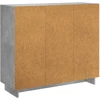 Komoda Betono pilka 85,5 x 31 x 75 cm Apdirbta mediena