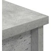 Komoda, betono pilkos spalvos, 37,5x35x180 cm apdirbta mediena
