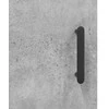 Komoda, betono pilkos spalvos, 69,5x34x180cm, apdirbta mediena